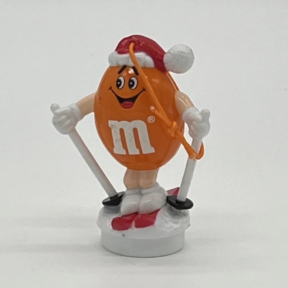 Orange M&M Christmas Ornament - Picture 2 of 5
